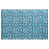 Palm Leaves Blue Pattern Stof (Yard (91,4 cm))
