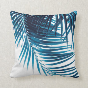 Palm Leaves Blue Vibes #1 Kussen