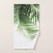 Palm Leaves Green Vibes #9 Bad Handdoek (Handdoek)