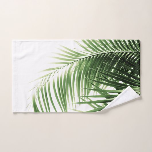 Palm Leaves Green Vibes #9 Bad Handdoek (Handdoek)
