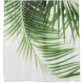 Palm Leaves Green Vibes #9 Douchegordijn (Voorkant)