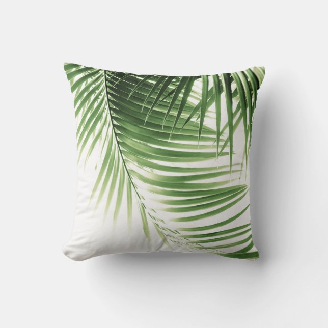 Palm Leaves Green Vibes #9 Kussen (Voorkant)