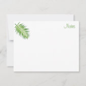 Palm Leaves Handschrift Modern Elegant Sjabloon (Voorkant)