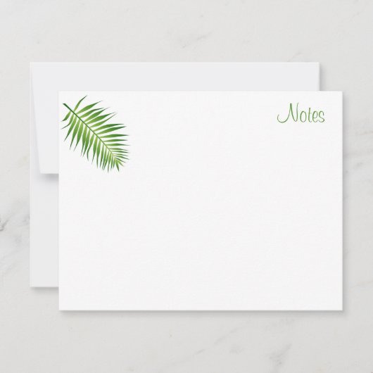 Palm Leaves Handschrift Modern Elegant Sjabloon (Voorkant)