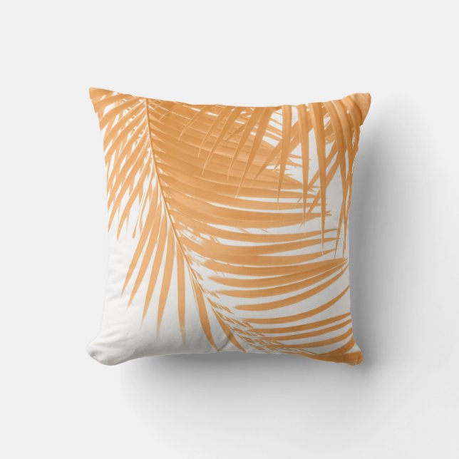 Palm Leaves Marigold Vibes #1 #tropical #decor  Kussen (Voorkant)