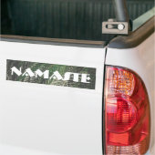 Palm Leaves Namaste Bumpersticker (Op Truck)