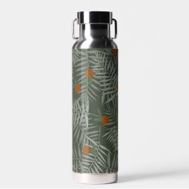 Palm Leaves & Oranges Waterfles