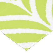 Palm Leaves Patroon Chartreuse Groen Tafelkleed (Gekanteld)