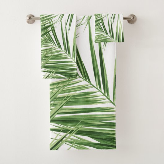 Palm Leaves Pattern Dream #1 #tropical #wall #art Bad Handdoek (Insitu)