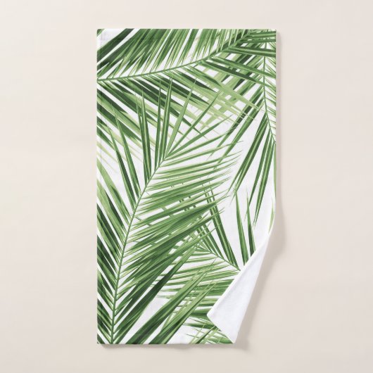 Palm Leaves Pattern Dream #1 #tropical #wall #art Bad Handdoek (Handdoek)