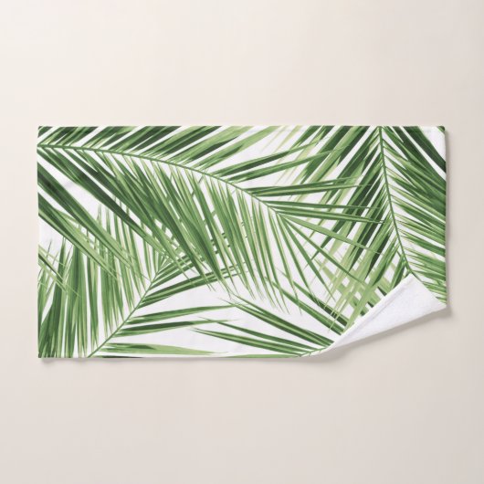 Palm Leaves Pattern Dream #1 #tropical #wall #art Bad Handdoek (Handdoek)