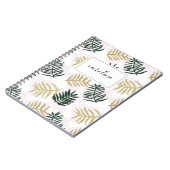 Palm Leaves Personalized Notitieboek (Linkerzijde)