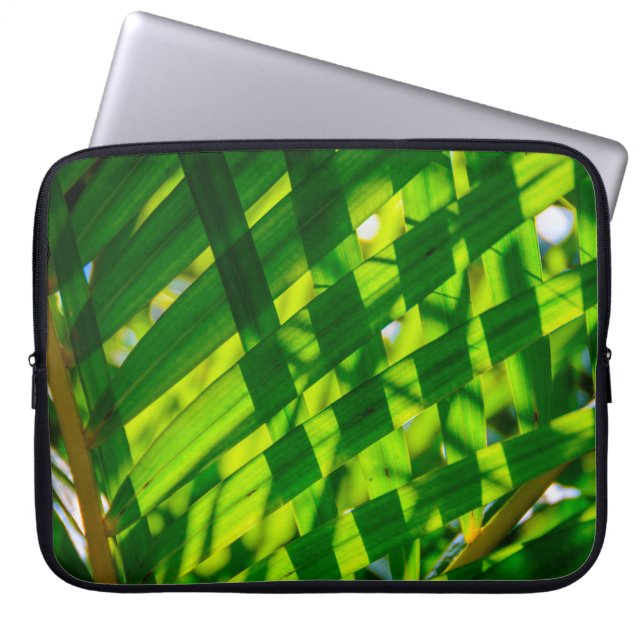 Palm Leaves Pset, Kapaa, Kauai, Hawaii Wetsuit, Laptop Sleeve (Voorkant)