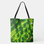 Palm Leaves Pset, Kauai, Hawaiian Beach Bag Tote Bag (Achterkant)