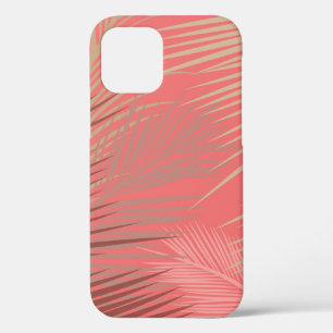Palm Leaves Shadow op Living Koral Case-Mate iPhone Case