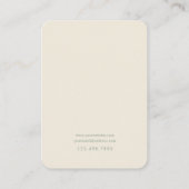 Palm Leaves Sieraden Display Kaart Visitekaartje (Achterkant)