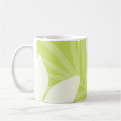 Palm Leaves Trio Lime Green Coffee Mok (Links)