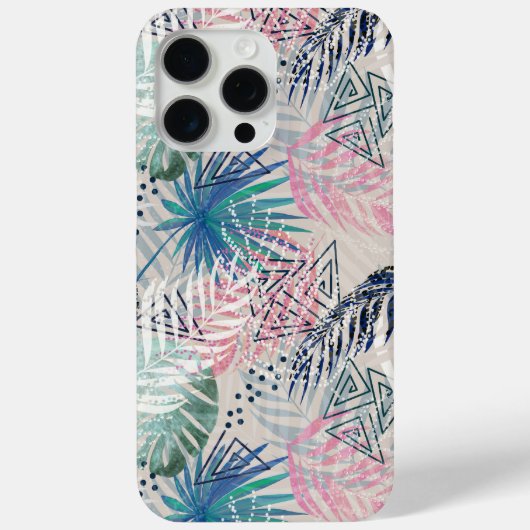 Palm leaves, tropical, Botanical, leaves, jungle, Case-Mate iPhone Case (Achterkant)