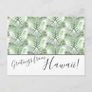 Palm Leaves We verhuisden Hawaii Post Kaarten