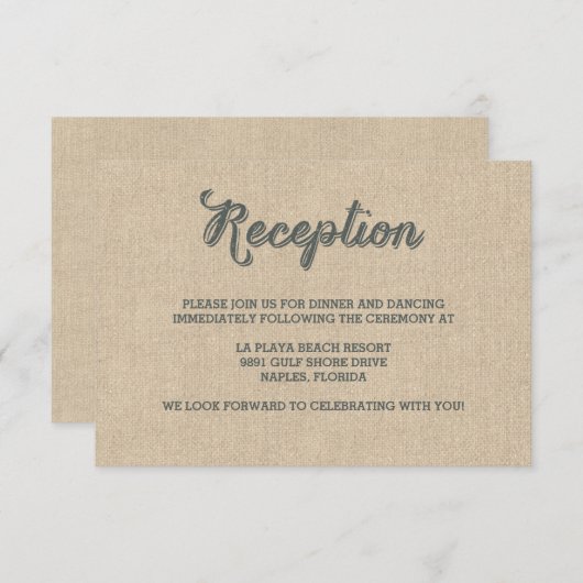 Palm Leaves Weddenschappen Informatiekaartje (Voorkant / Achterkant)