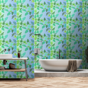 Palm Leaves zomervakantie Tropisch modern groen Behang