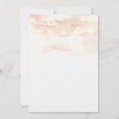 Palm leves beach Wedding Save the Date (Achterkant)