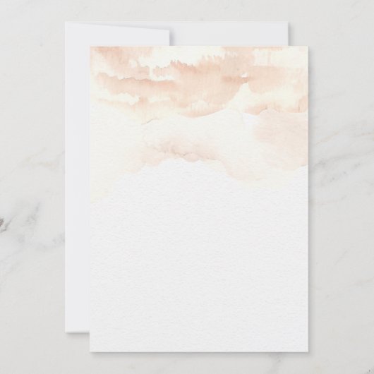 Palm leves beach Wedding Save the Date (Achterkant)