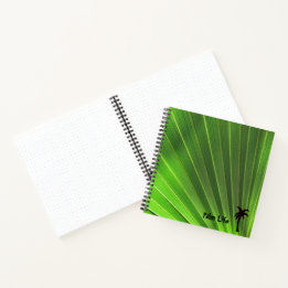 Palm Life Palm Green Frond Palm Tree Notitieboek