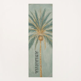 Palm Majesty: Eenpersoons palmboom ontwerp Yogamat