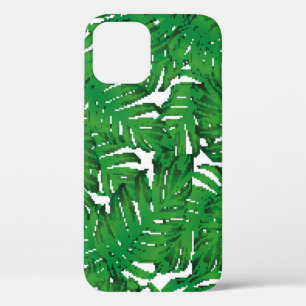 Palm Monstera naadloos patroon. White Green Tropic Case-Mate iPhone Case