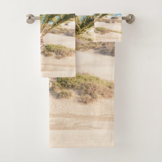 Palm Ocean Beach Droom #1 #travel #wall #art Bad Handdoek (Insitu)