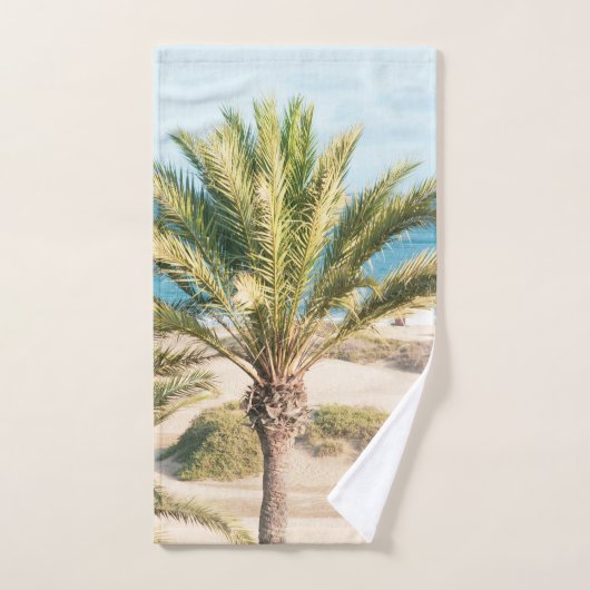 Palm Ocean Beach Droom #1 #travel #wall #art Bad Handdoek (Handdoek)