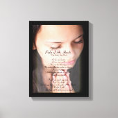 Palm of His Hands GEDICHT CANVAS PRINT (Voorkant)