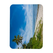 Palm-omzoomde Kolovai-strand Magneet (Verticaal)