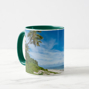 Palm-omzoomde Kolovai-strand Mok