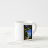 Palm omzoomde strand Cook Eilanden 2 Espresso Kop (Voorkant rechts)