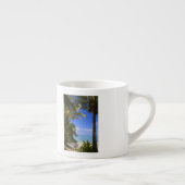 Palm omzoomde strand Cook Eilanden 2 Espresso Kop (Rechts)