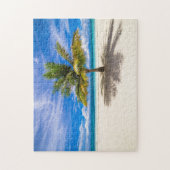 Palm op White Sand Beach Legpuzzel (Verticaal)