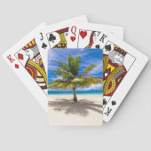 Palm op White Sand Beach Pokerkaarten (Achterkant)