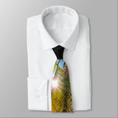 Palm Paradise Blue Sky Sunshine Stropdas (Gebonden)