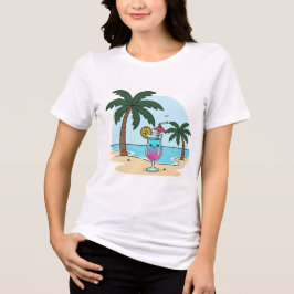 Palm Paradise – Paradise Cocktail Scene T-Shirt