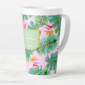 Palm Paradise Pink Latte Mok (Rechterhoek)