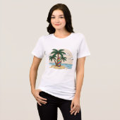 Palm Paradise – Surf & Palms T-Shirt  (Voorkant volledig)