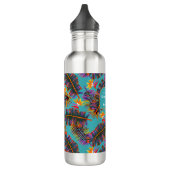 Palm Paradise Teal Waterfles (Links)