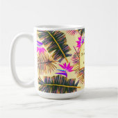 Palm Paradise Yellow Koffiemok (Links)