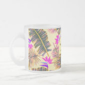 Palm Paradise Yellow Matglas Koffiemok (Links)