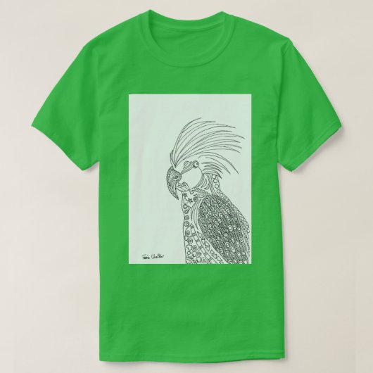 Palm Parrot T-shirt (Design voorkant)