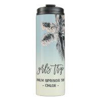 Palm Pink Aqua Girls maakt gepersonaliseerde Tumbl