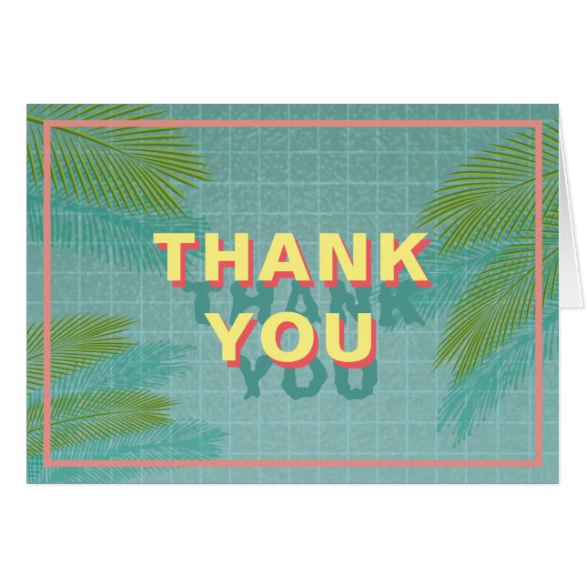 Palm Pool Hartelijk dank (Voorkant Horizontaal)