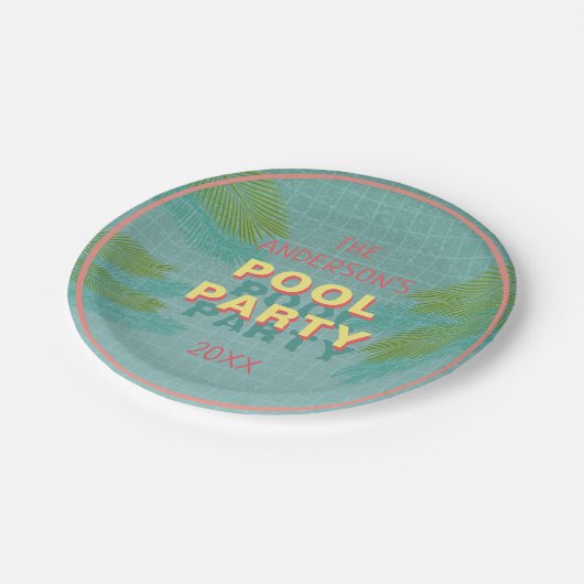 Palm Pool Party Bord (Gekanteld)